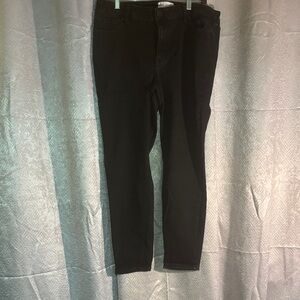 Lane Bryant Black Skinny Jeans